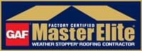 GAF master elite weather stopper roofing contractor Houston